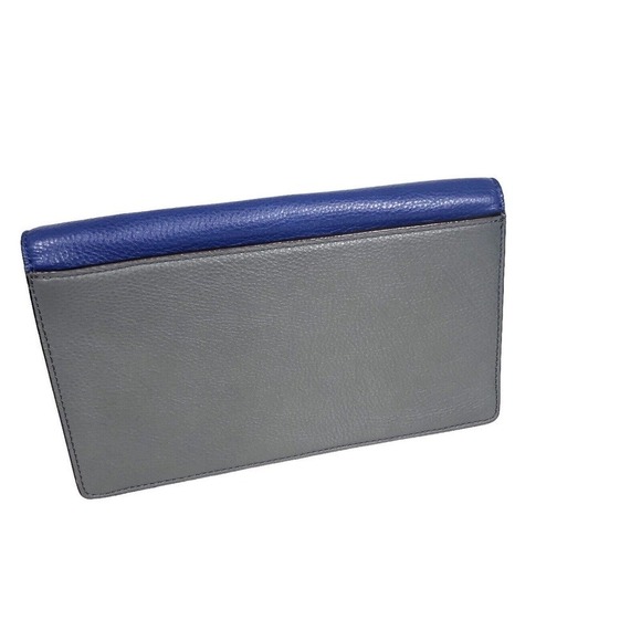 Marc‎ By Marc Jacobs Standard Supply Clutch Wallet Periwinkle and Gray Pebble